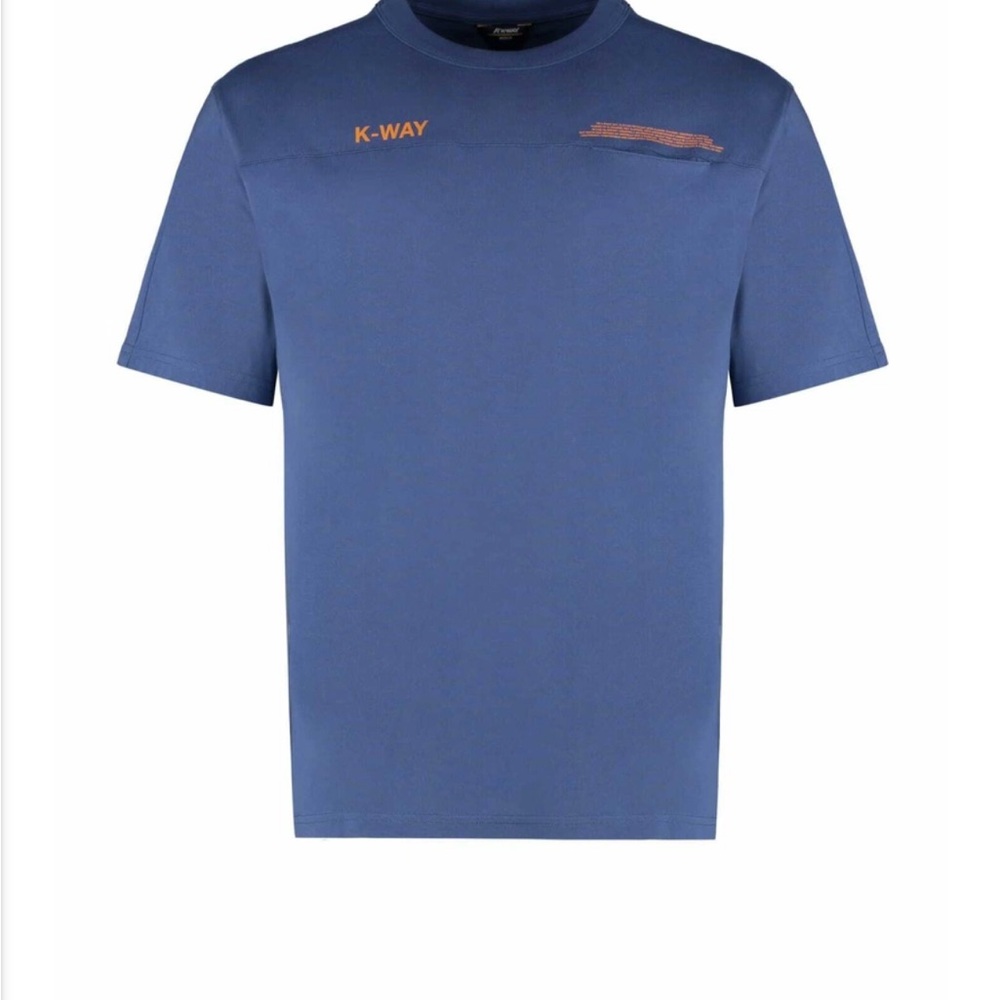 K-Way Navy Blue Short Sleeve Tee